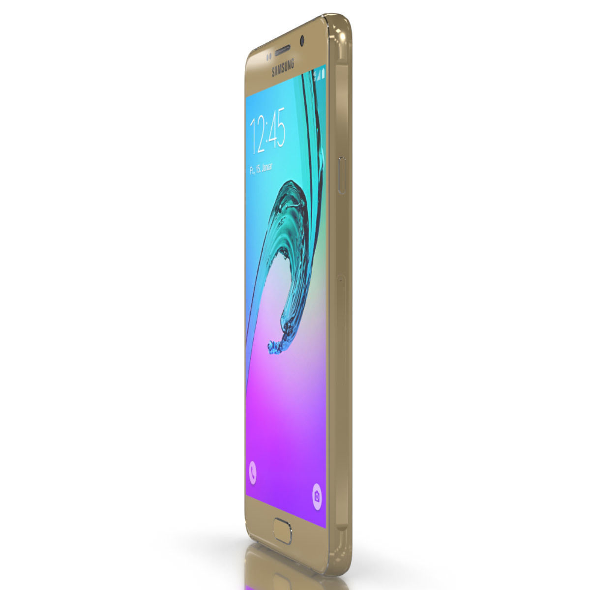 Samsung Galaxy A3 2016 for Element 3D 3D model_13