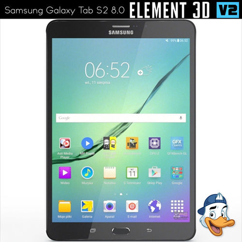Samsung Galaxy Tab S2 8 for Element 3D 3D model
