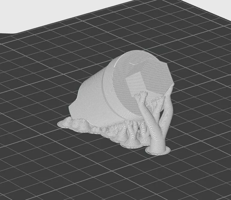 DELONGHI 5512810411 STEAM IRON BOILER LID 3D model
