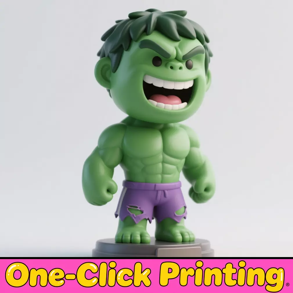 Hulk sculpture 3D print model