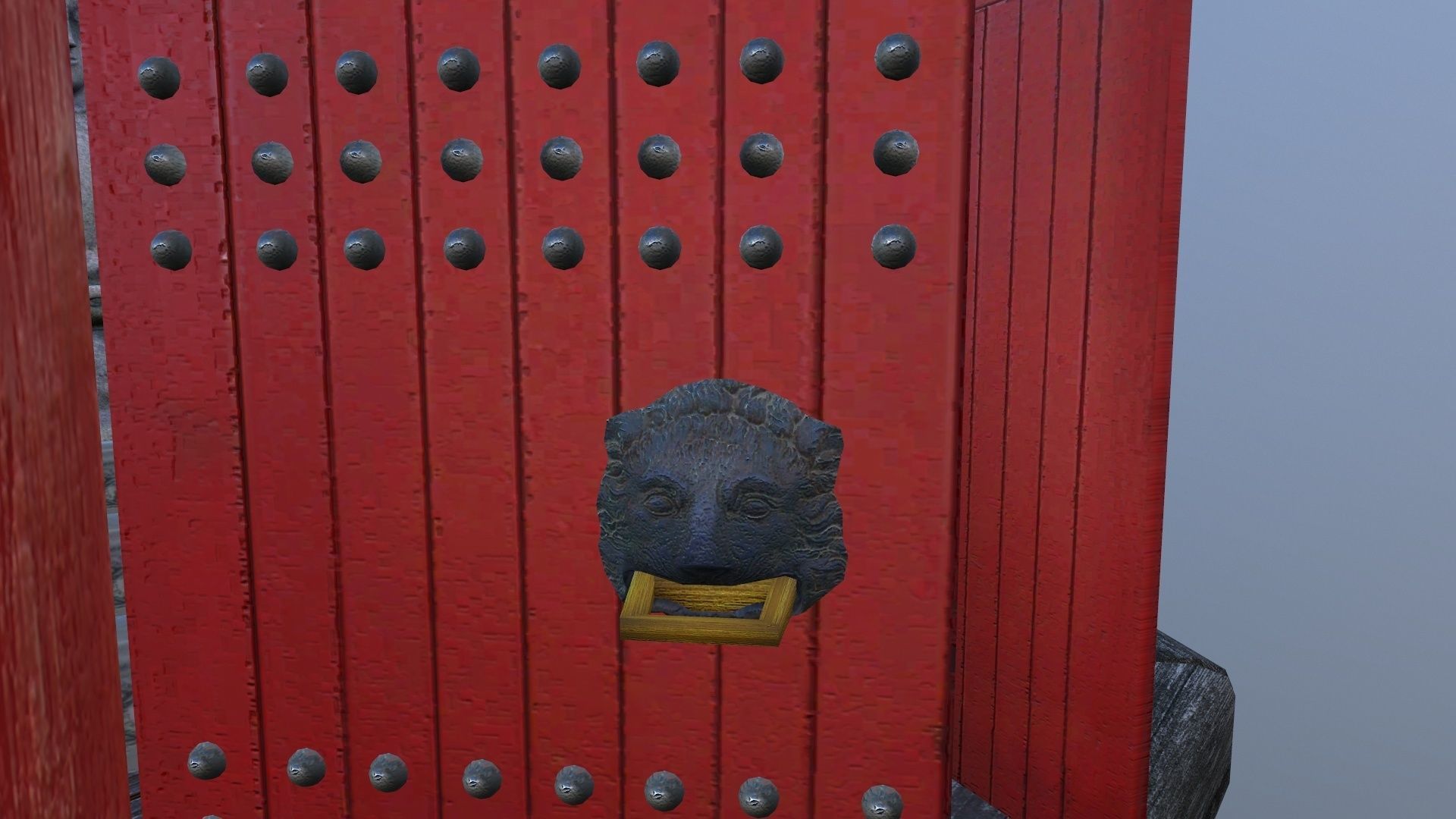 Buddhist Temple Low-poly 3D model_4