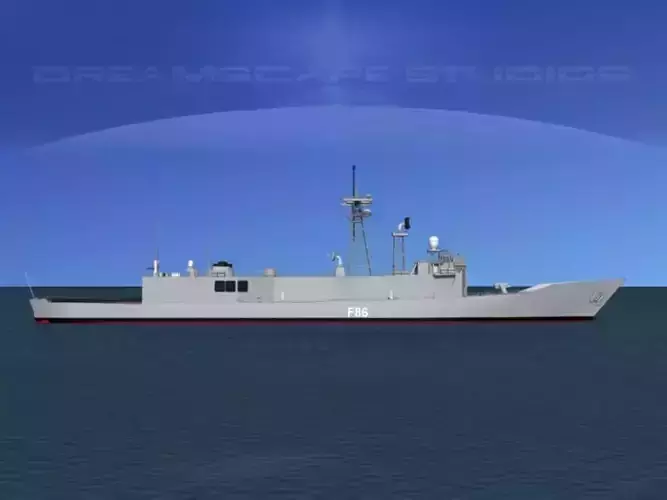 Spanish Frigate Canarias F86 