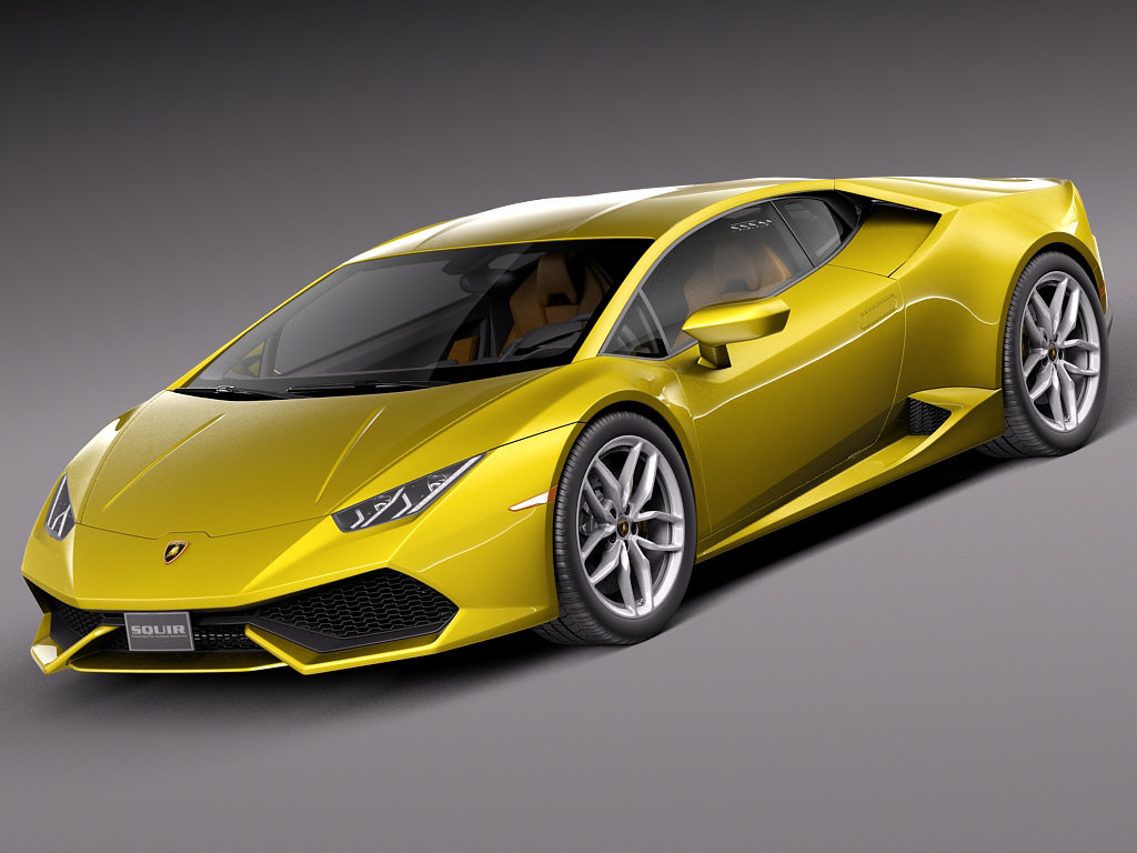 Huracan LP6104 2015 3D Model .max .obj .3ds .fbx .c4d .lwo