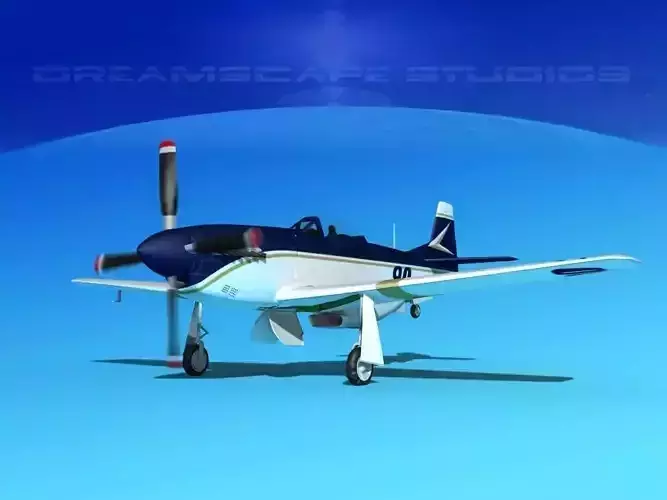 P-51 Mustang Sport V10 3D model
