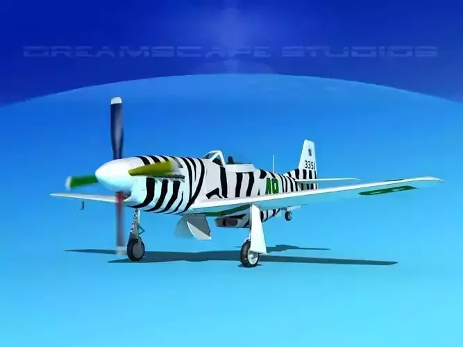 P-51 Mustang Sport V11 3D model
