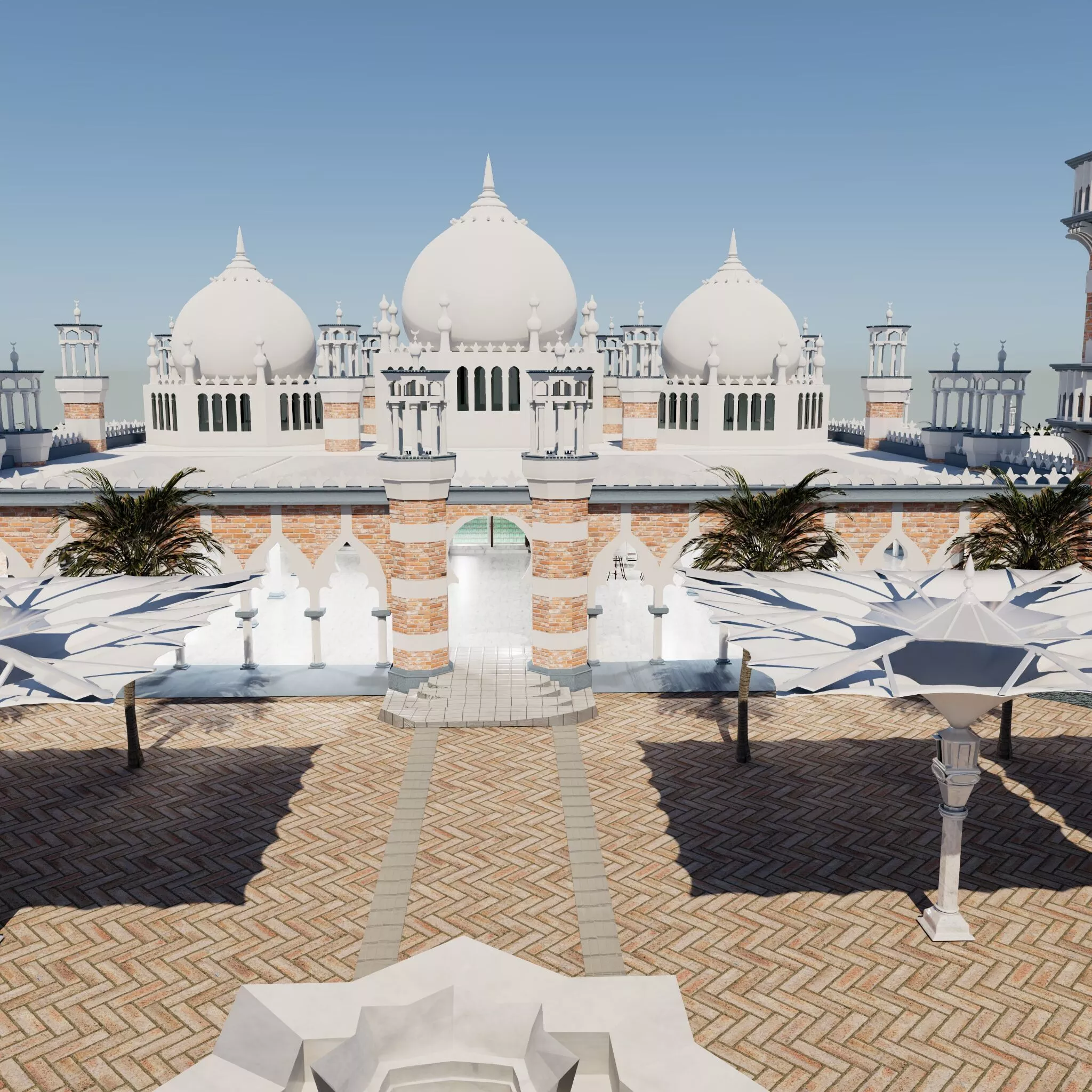 SULTAN ABDUL SAMAD JAMEK MOSQUE Free 3D model