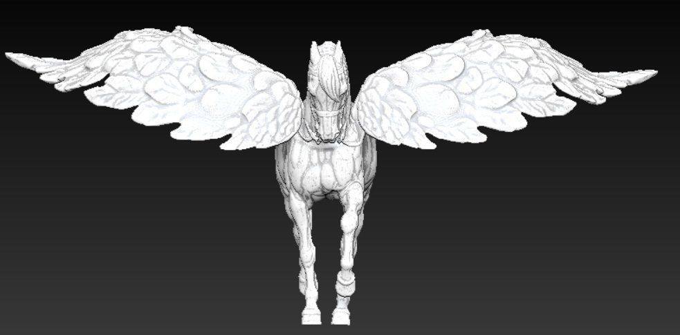 king pegasus 3D print model_2