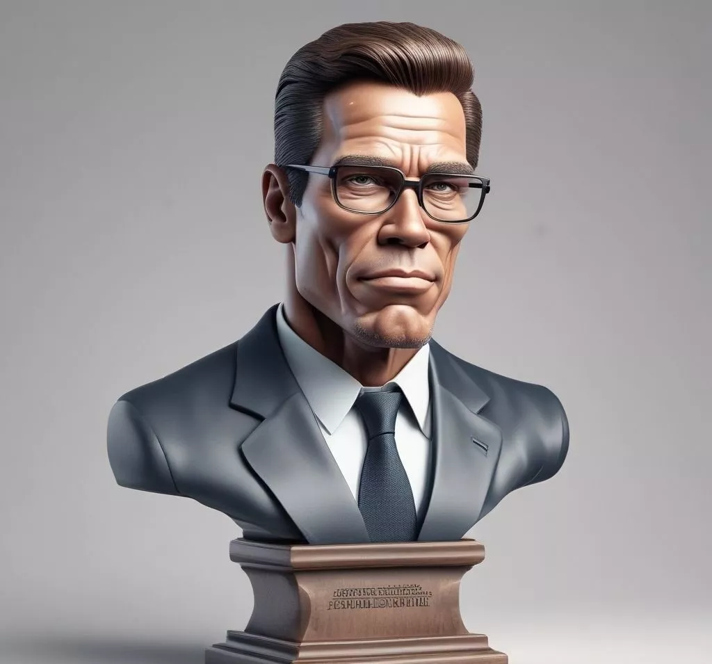 Modern Man Sculpture 3D Model 3D print model