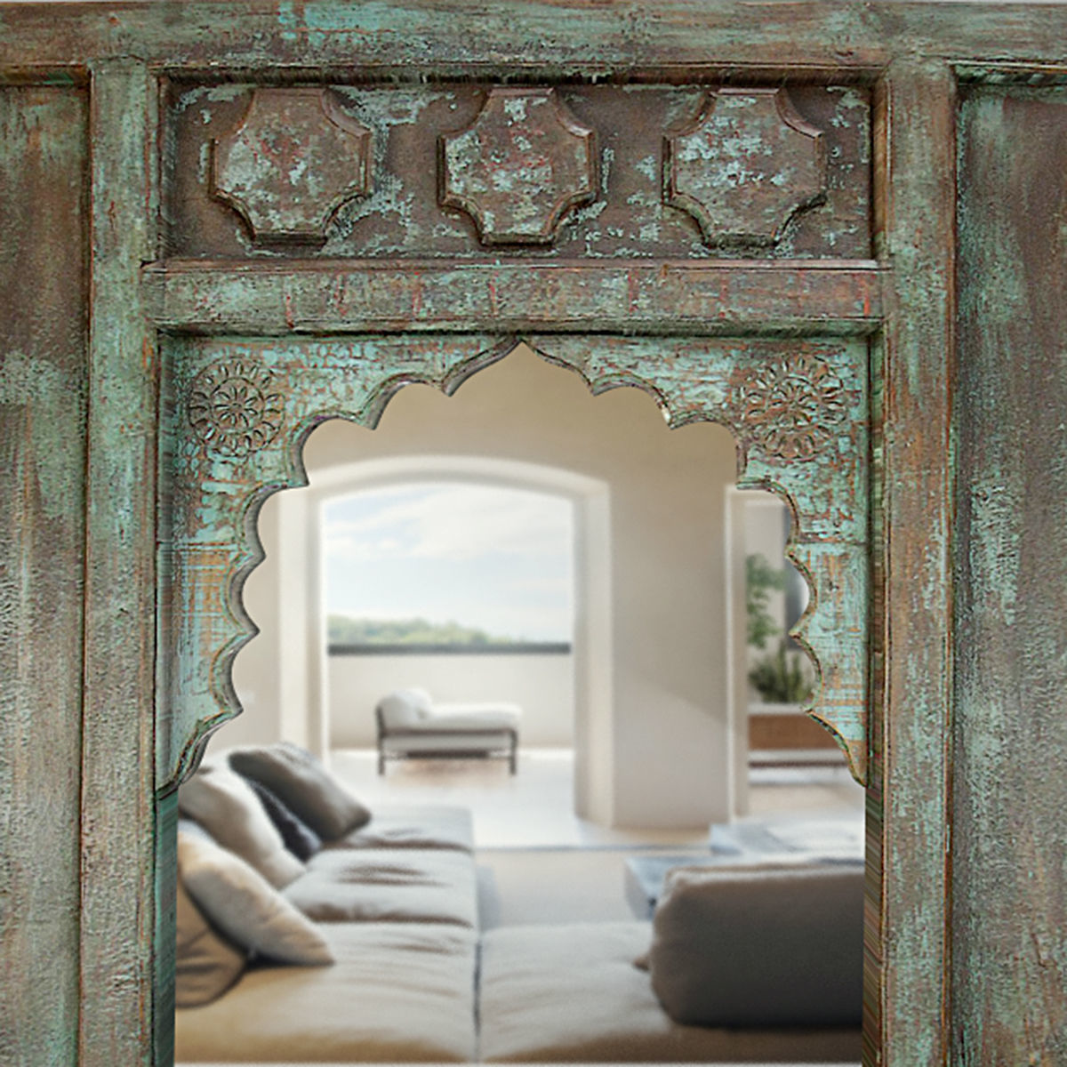 19th-C Turkish Mirror 3D model_4