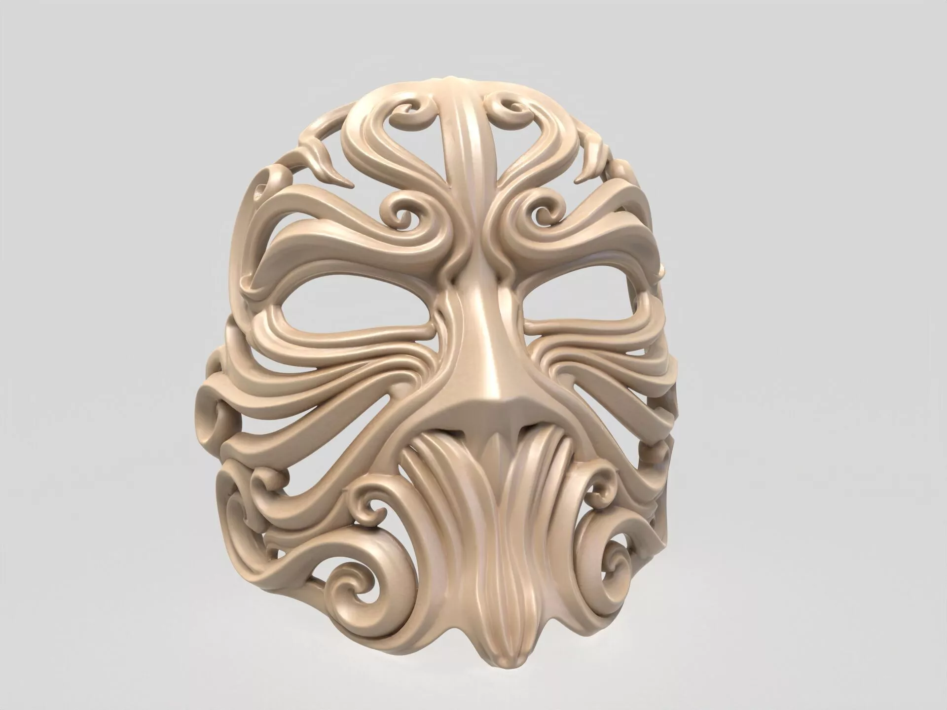 African Western Sahara Wind Mask 3D print model