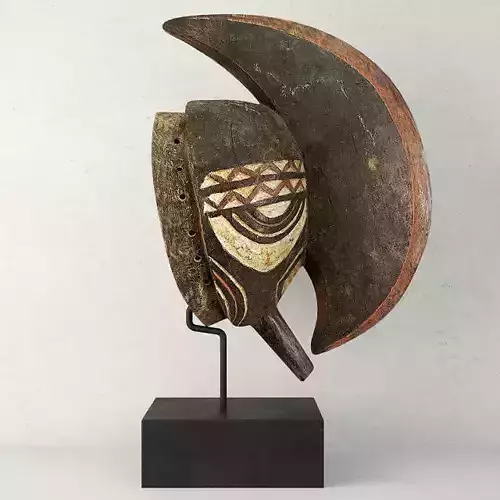 Bobo Mohawk Mask Headcrest on Stand
