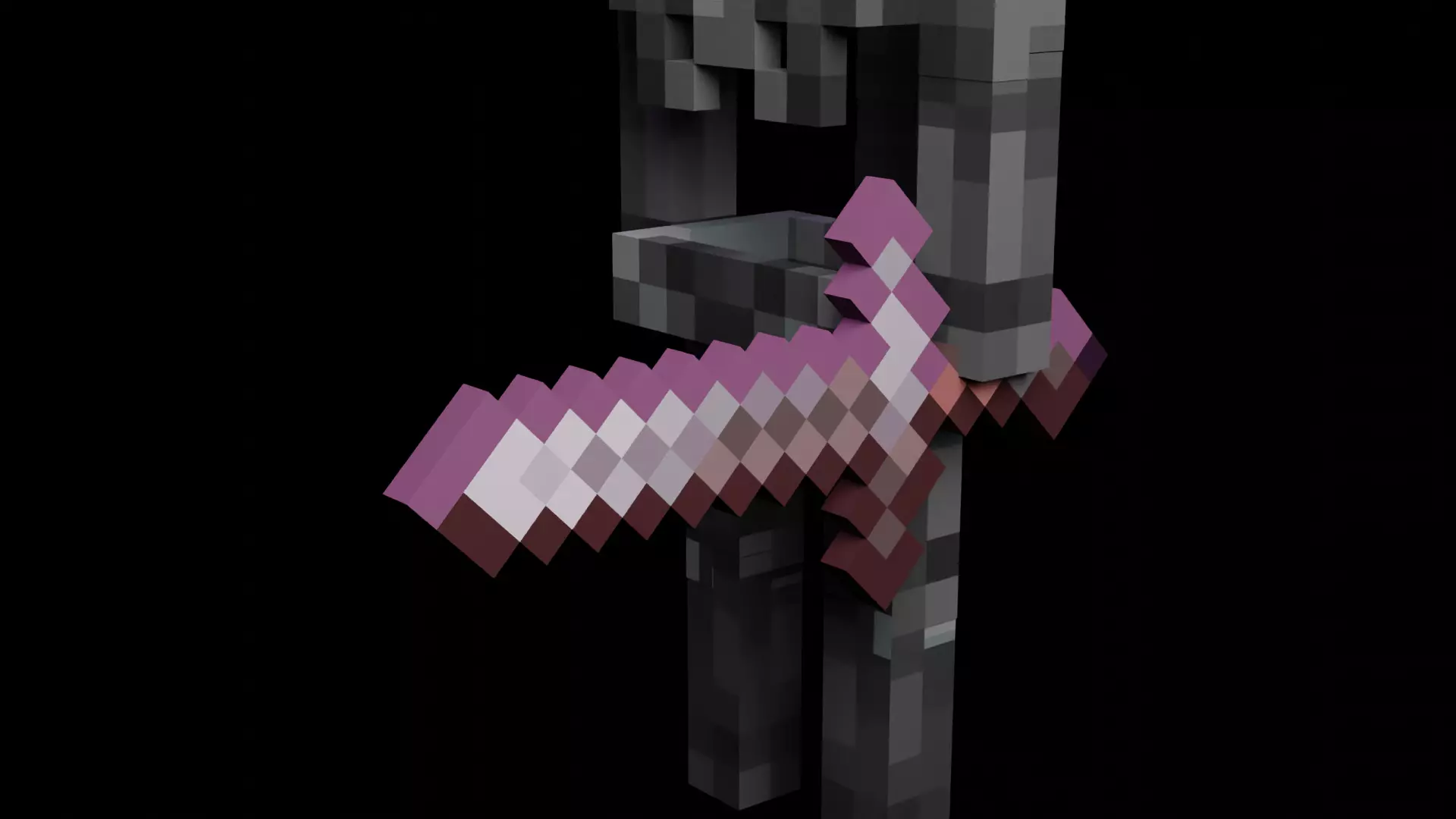 Low-Poly Nether Skeleton Fully Rigged GameReady Low-poly 3D model