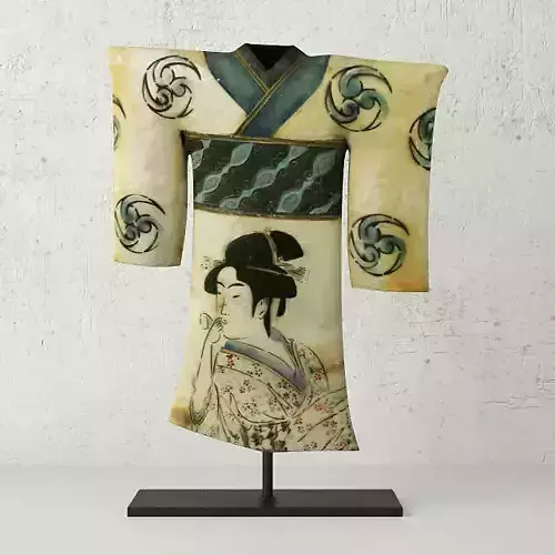 Painted Shell Kimono