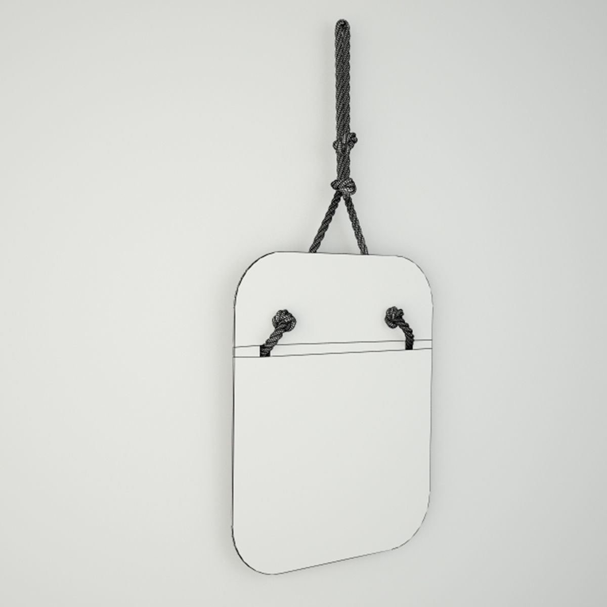 Sander Wall Mirror 3D model_4