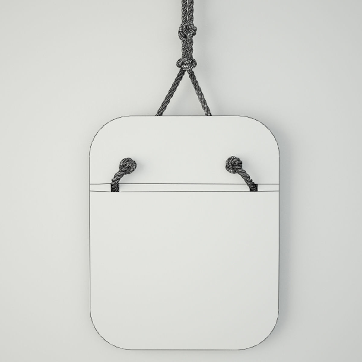 Sander Wall Mirror 3D model_2