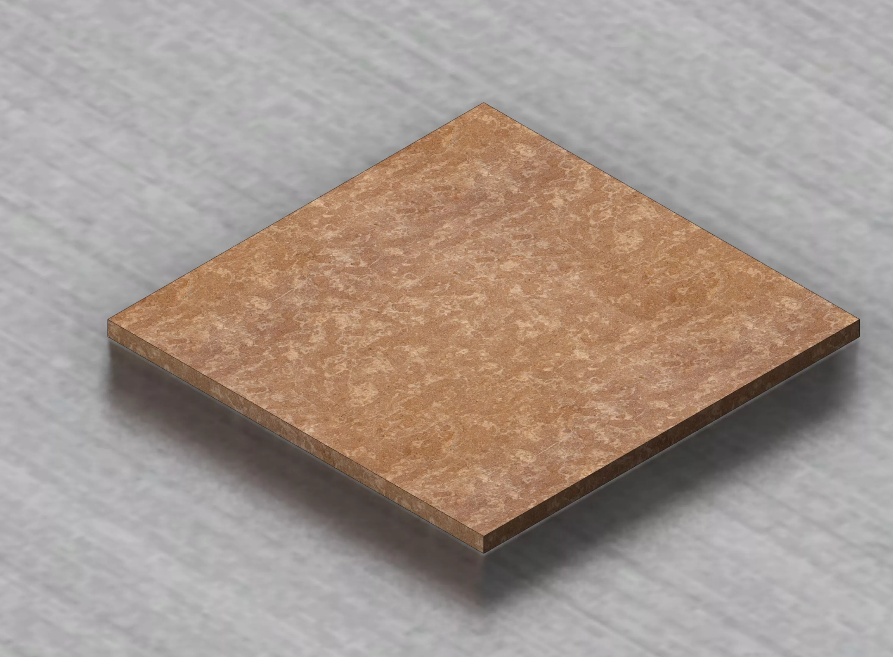 Beige Limestone Floor Tile 100x100x4 cm Seamless 3D Model Texture