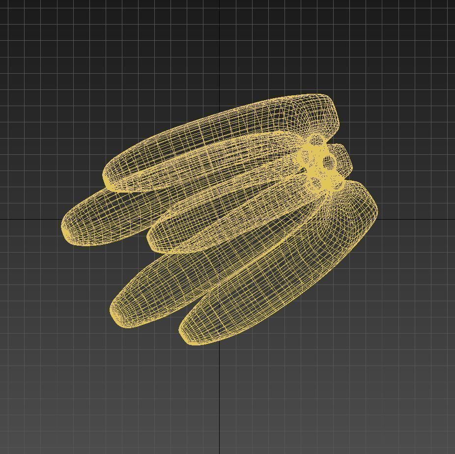 bananas 3D model_4