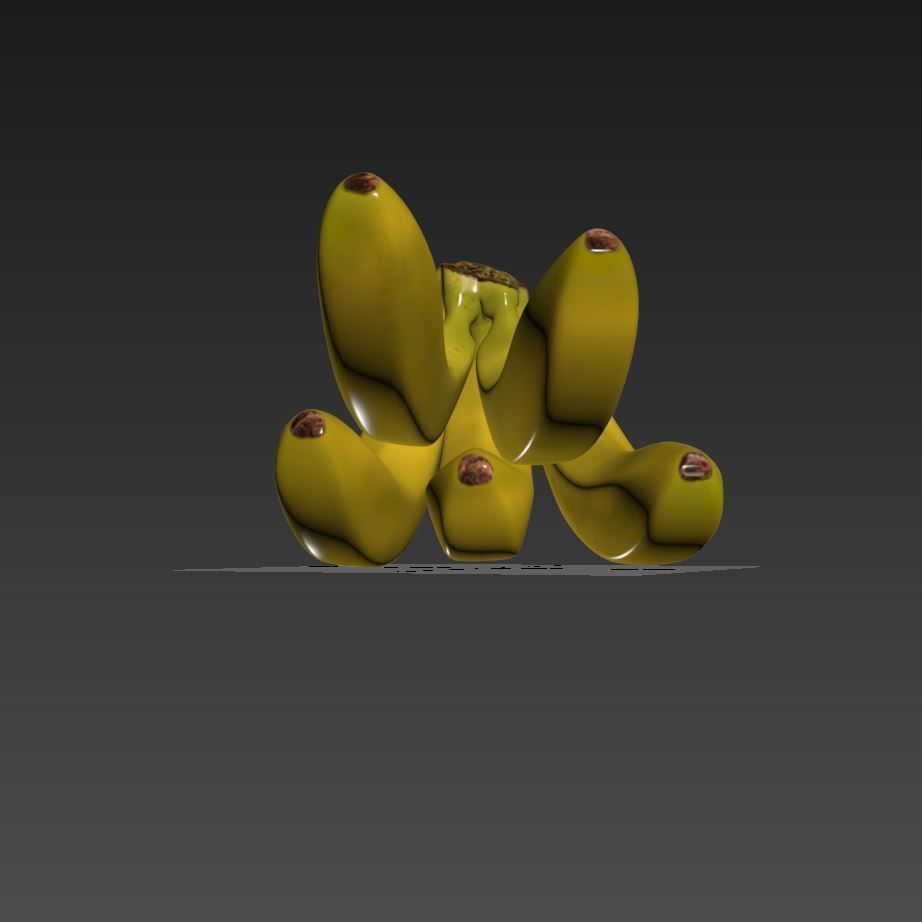 bananas 3D model_5