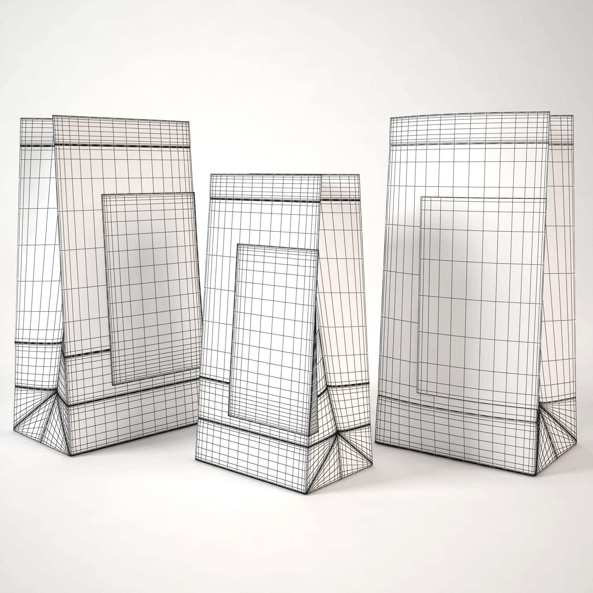 Paper bags 3D model_5