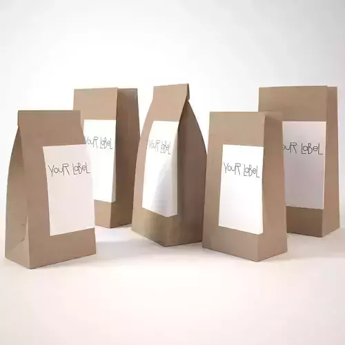 Paper bags 3D model
