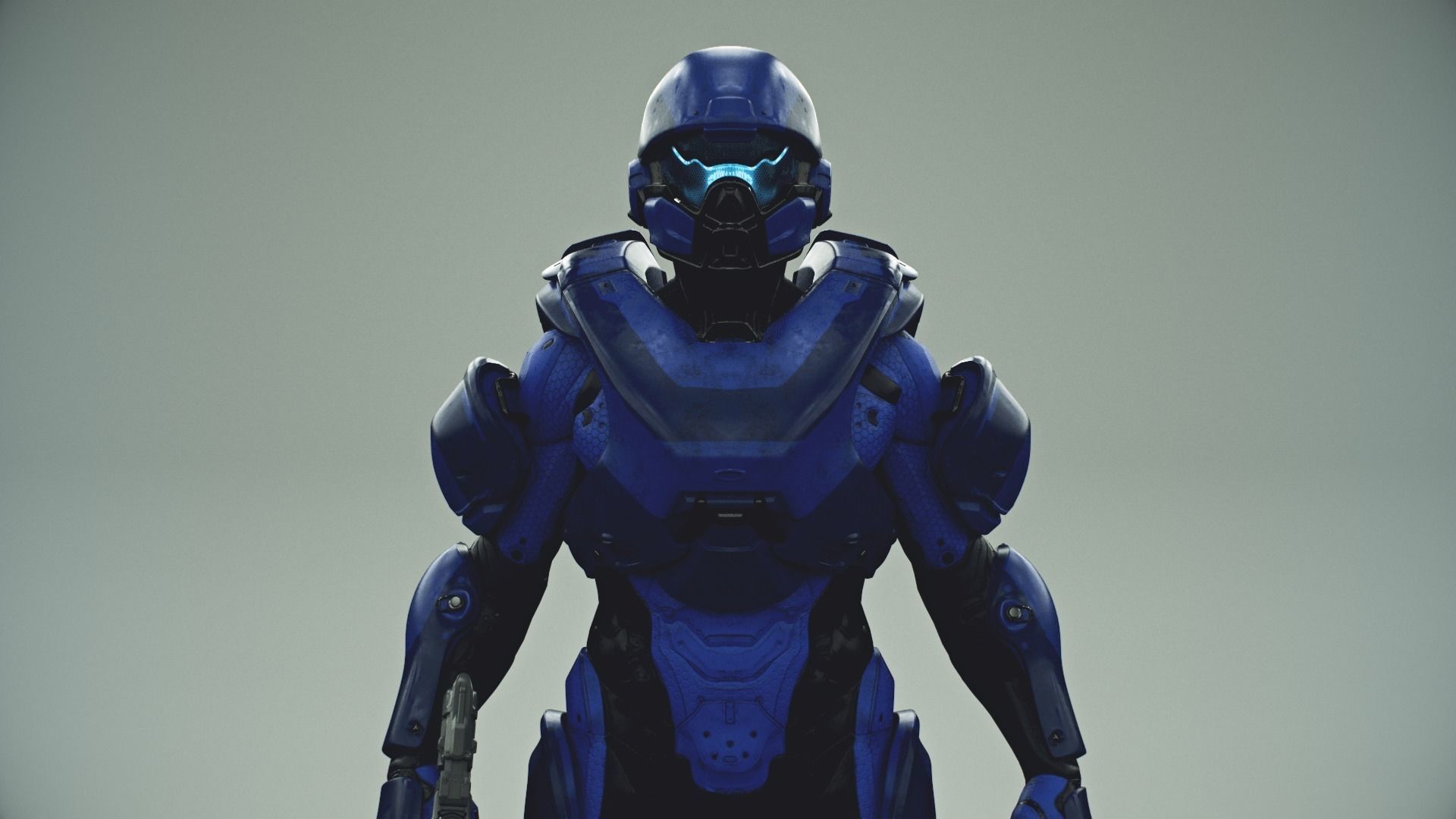 HALO 5 spartan athlon armor 3D model_0