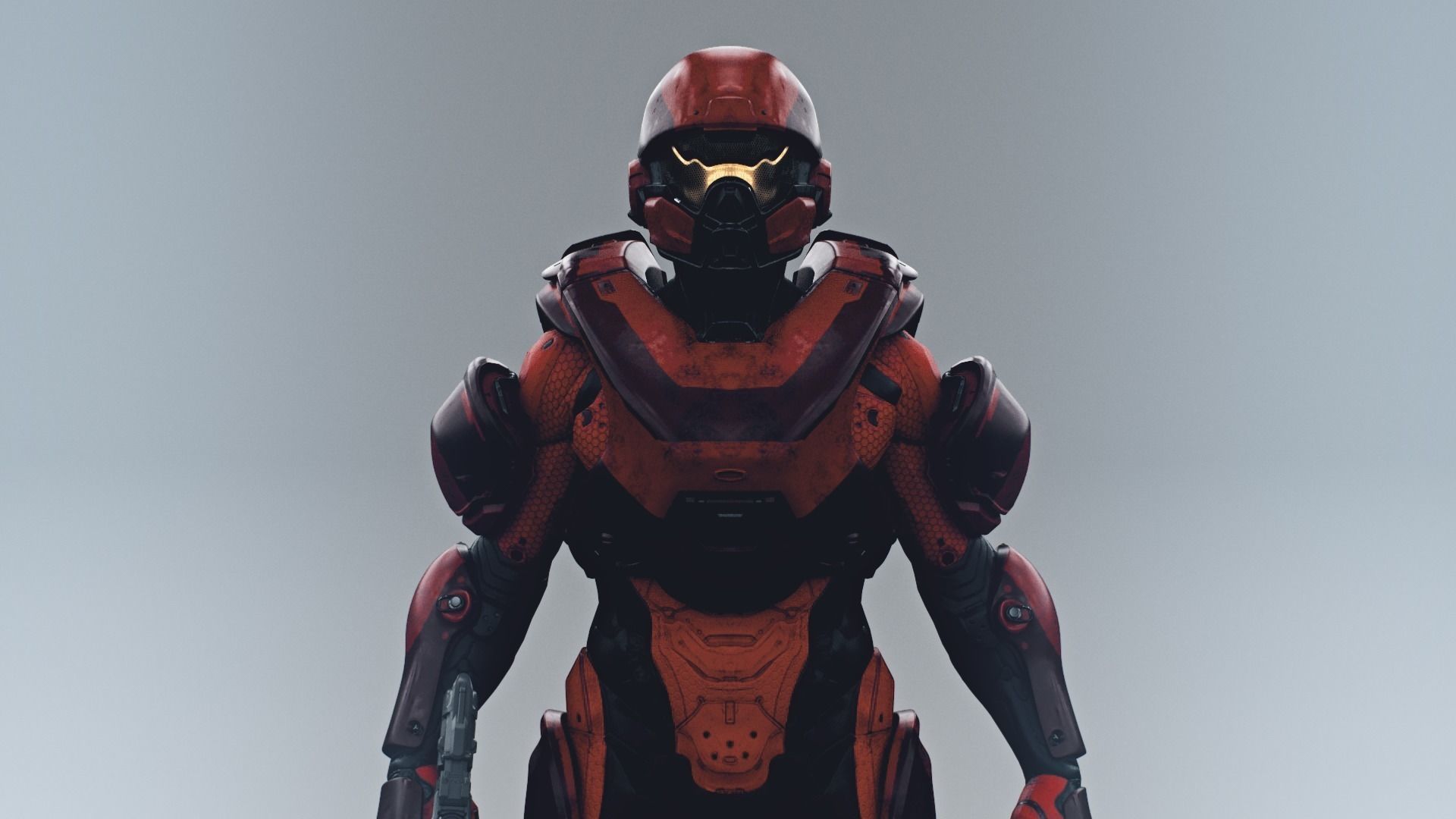 HALO 5 spartan athlon armor 3D model_6
