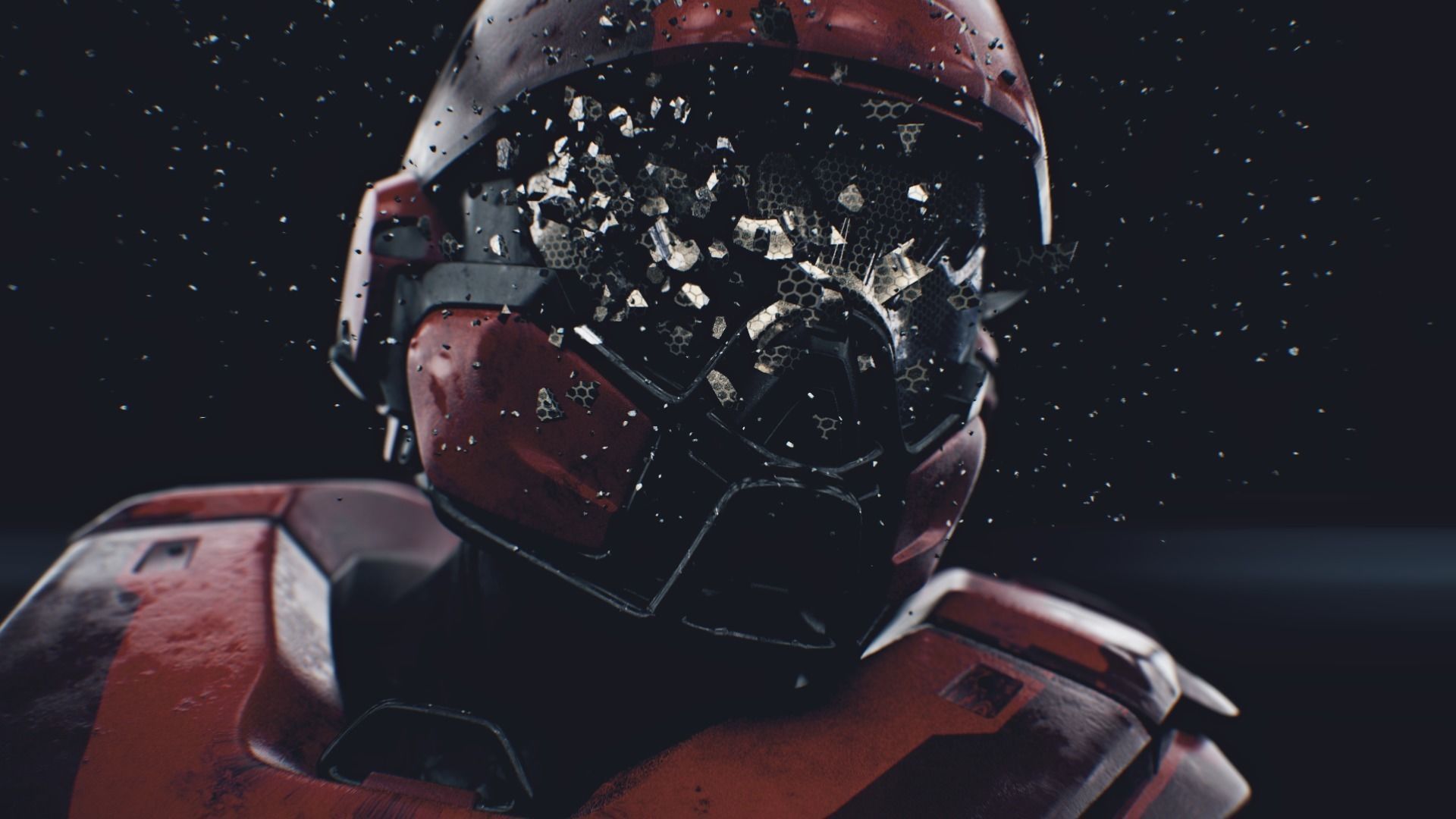 HALO 5 spartan athlon armor 3D model_12