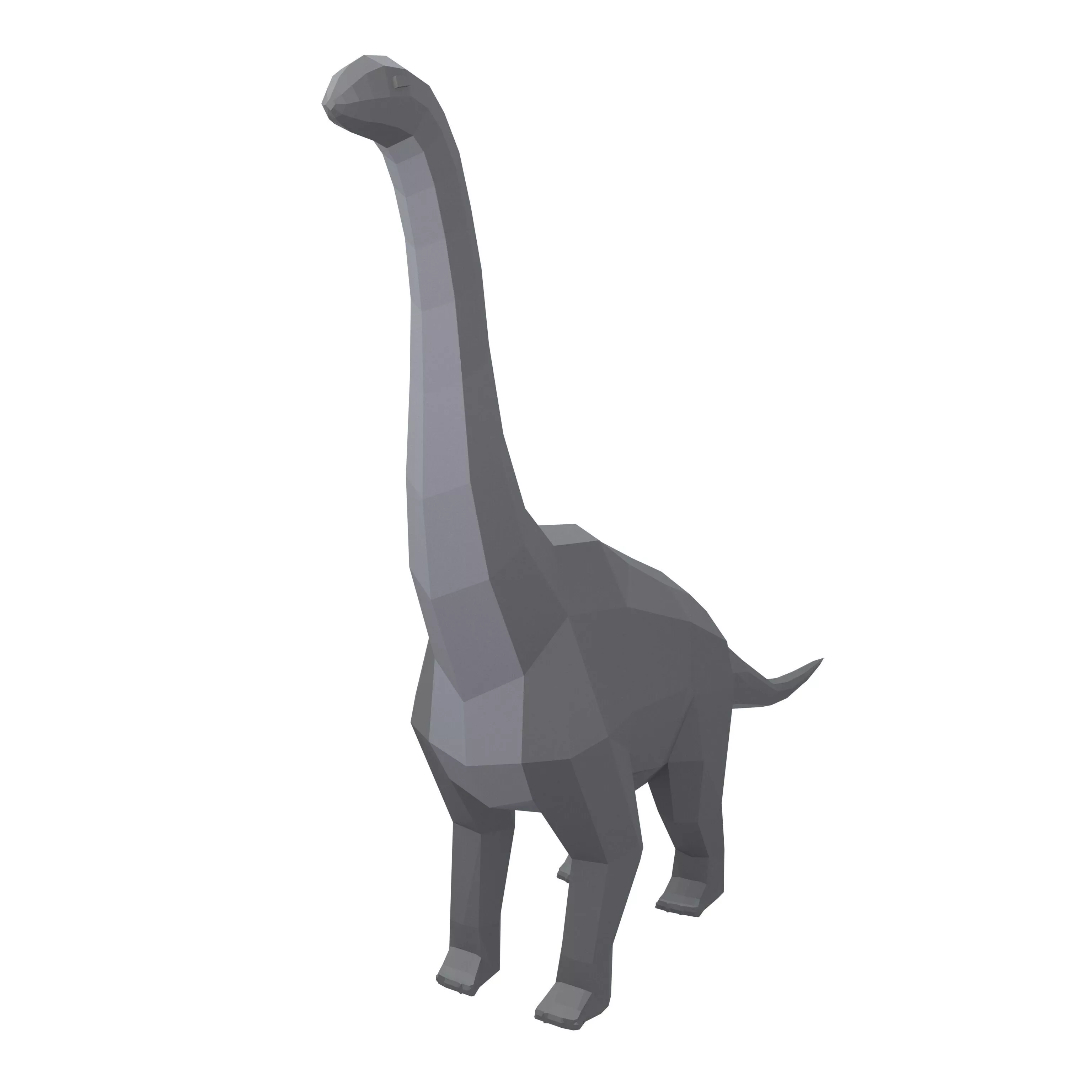 Apatosaurus Character v1 002 Low-poly 3D model