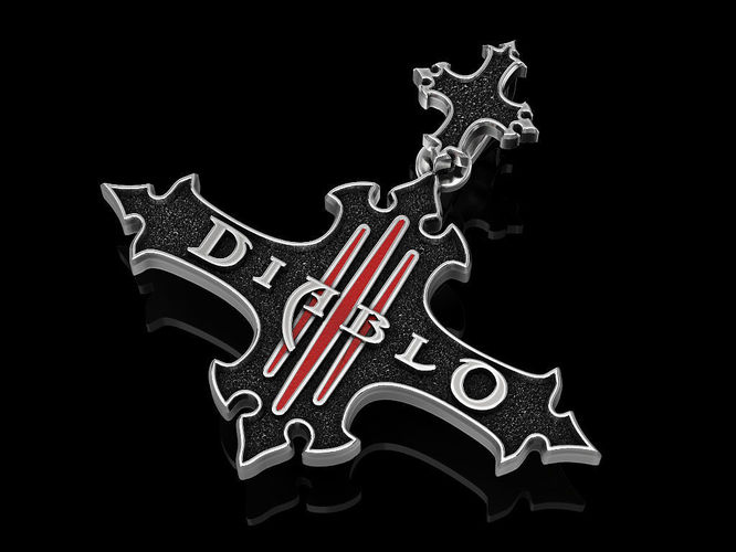Pendant diablo 3 3D print model