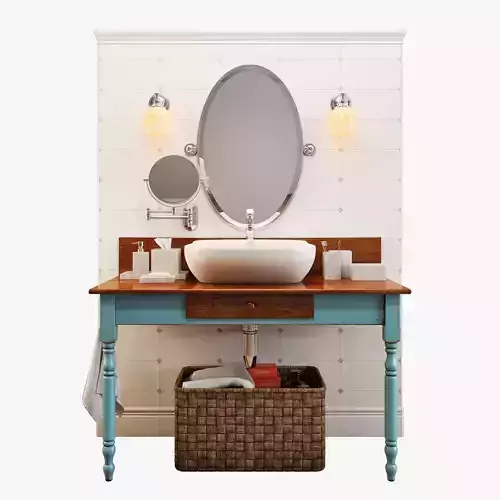 Bathroom furniture set