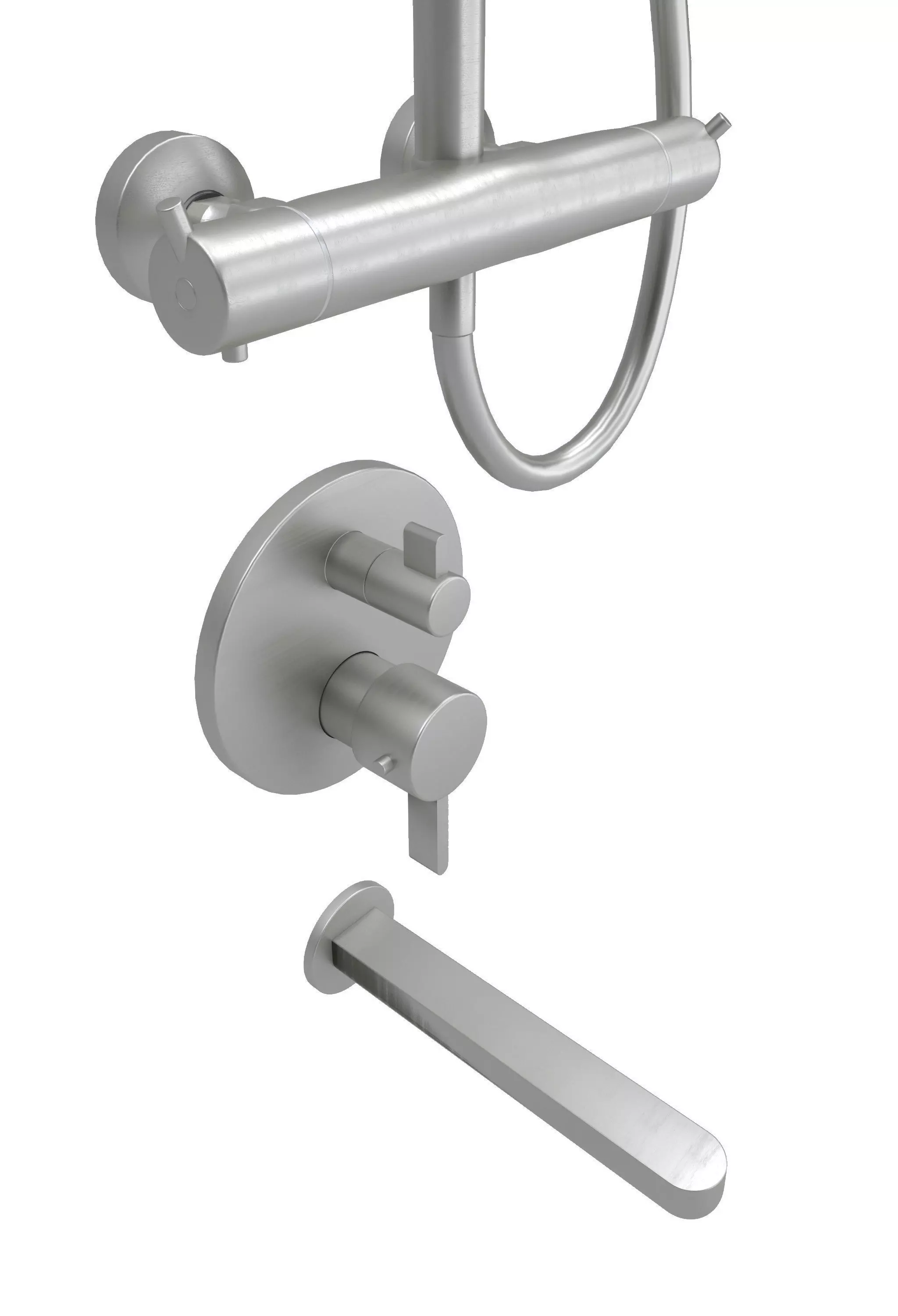 Shower Controls 3D model_0