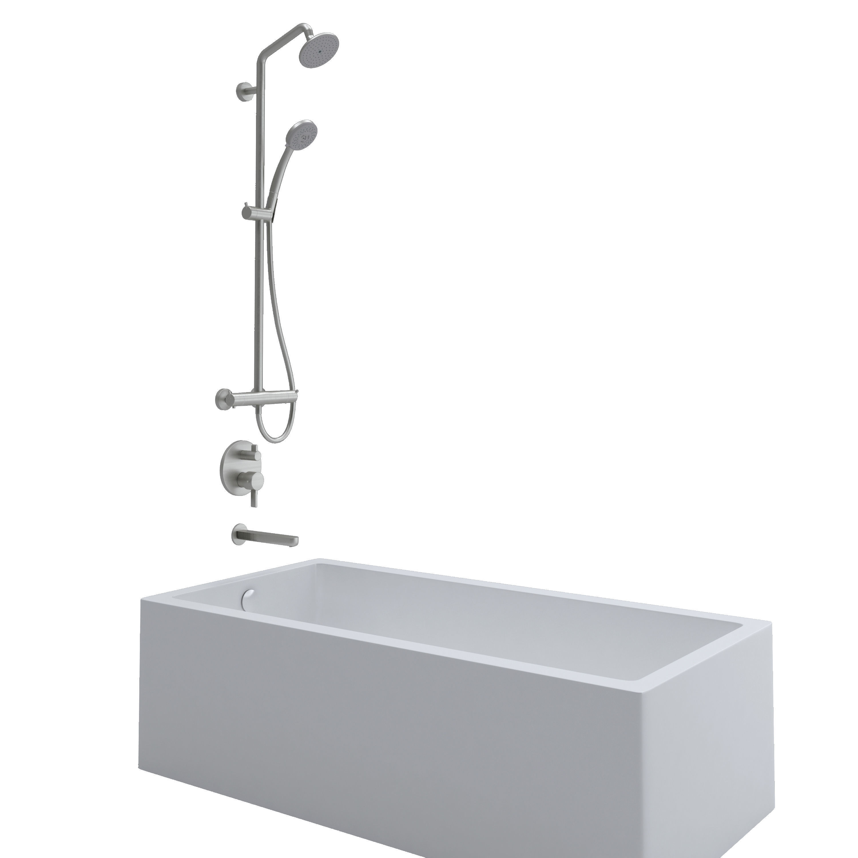 Shower Controls 3D model_8