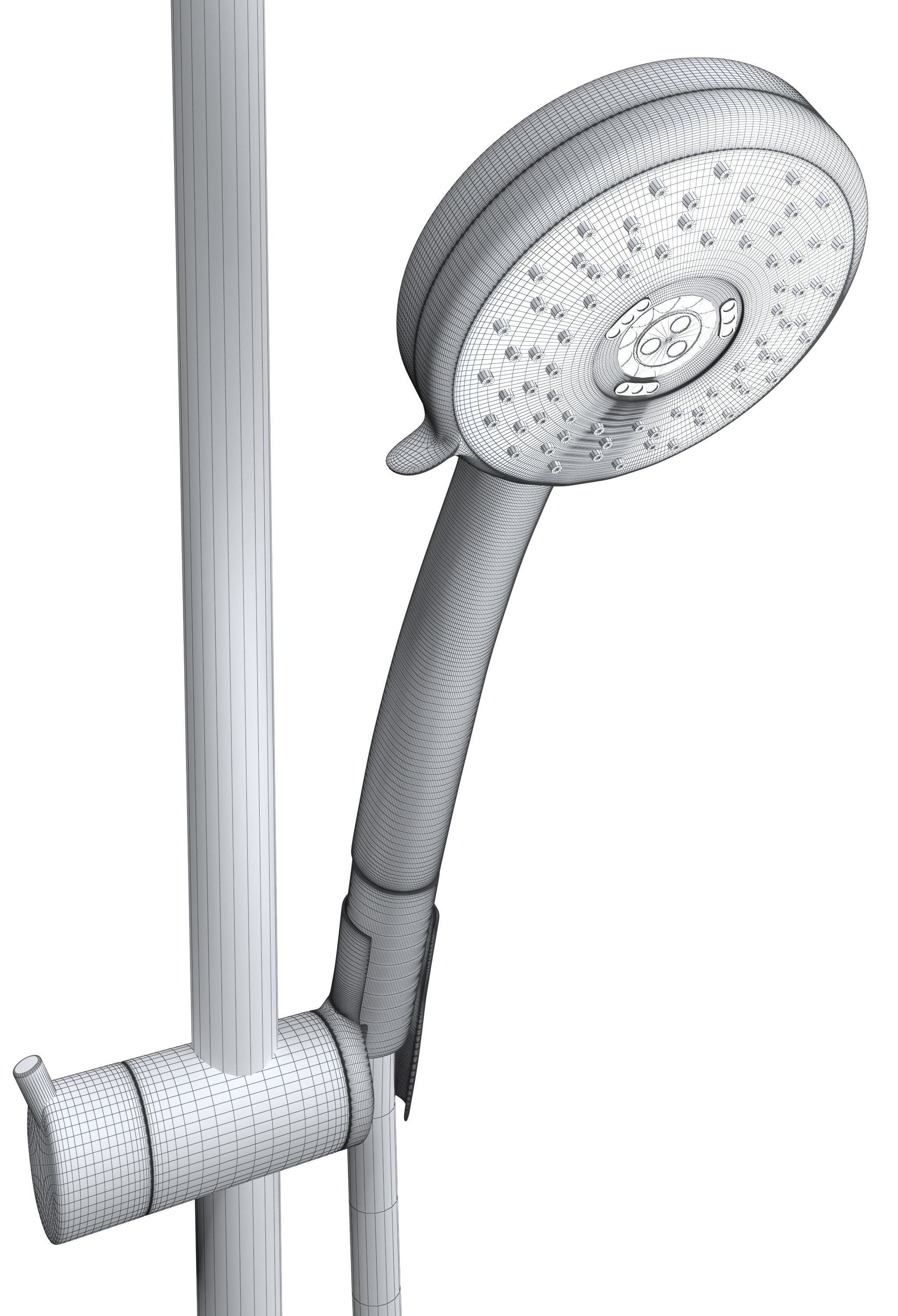 Shower Controls 3D model_19