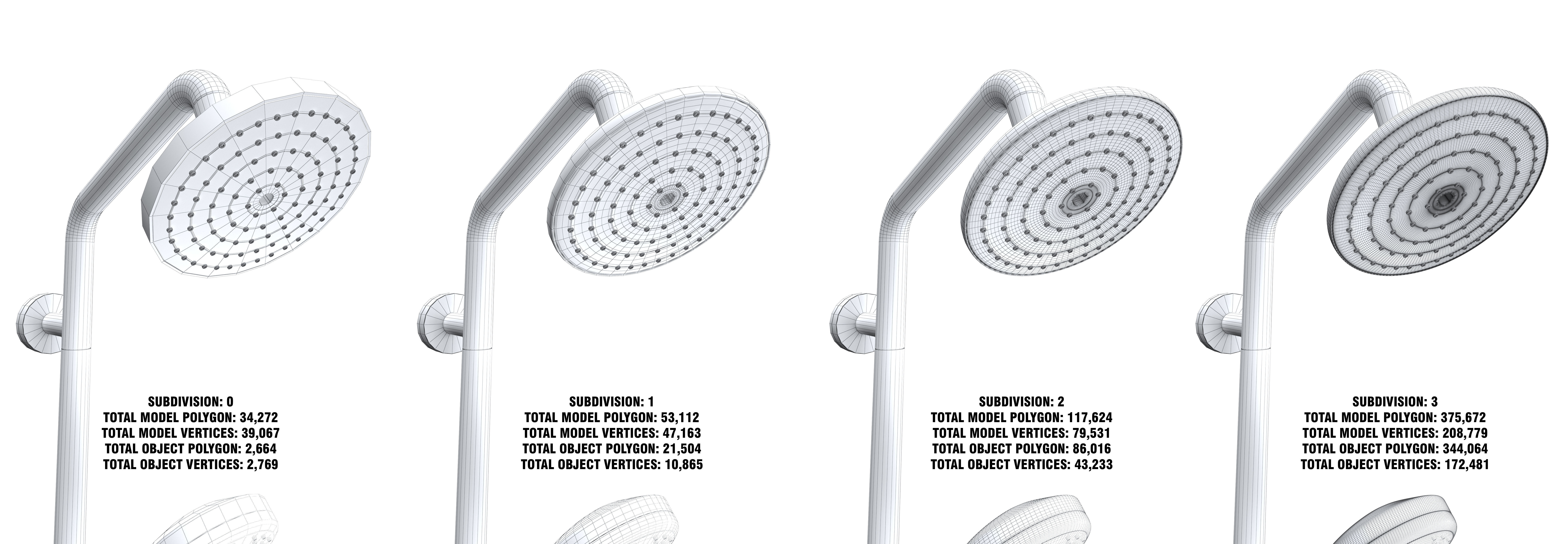 Shower Controls 3D model_10