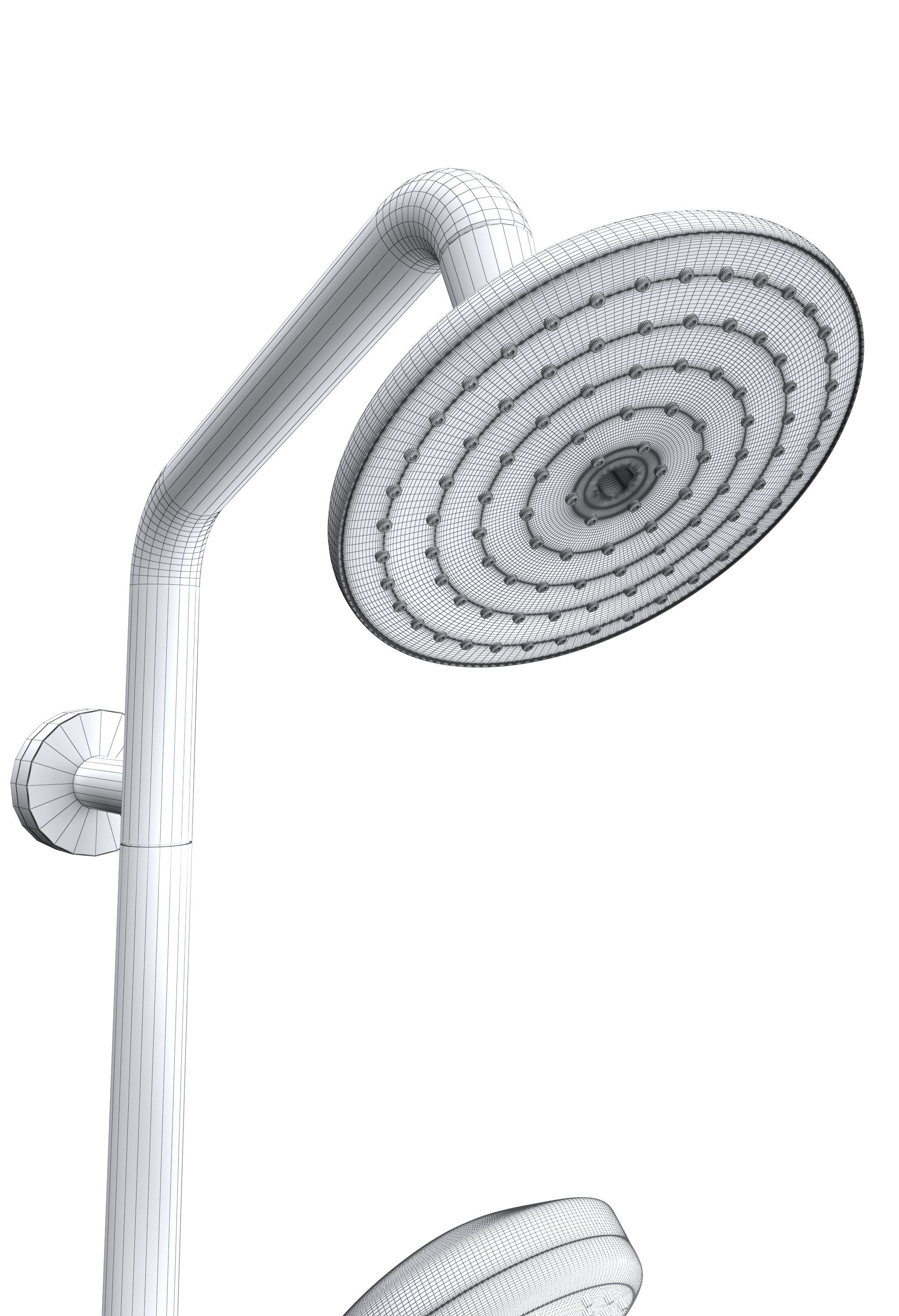 Shower Controls 3D model_23