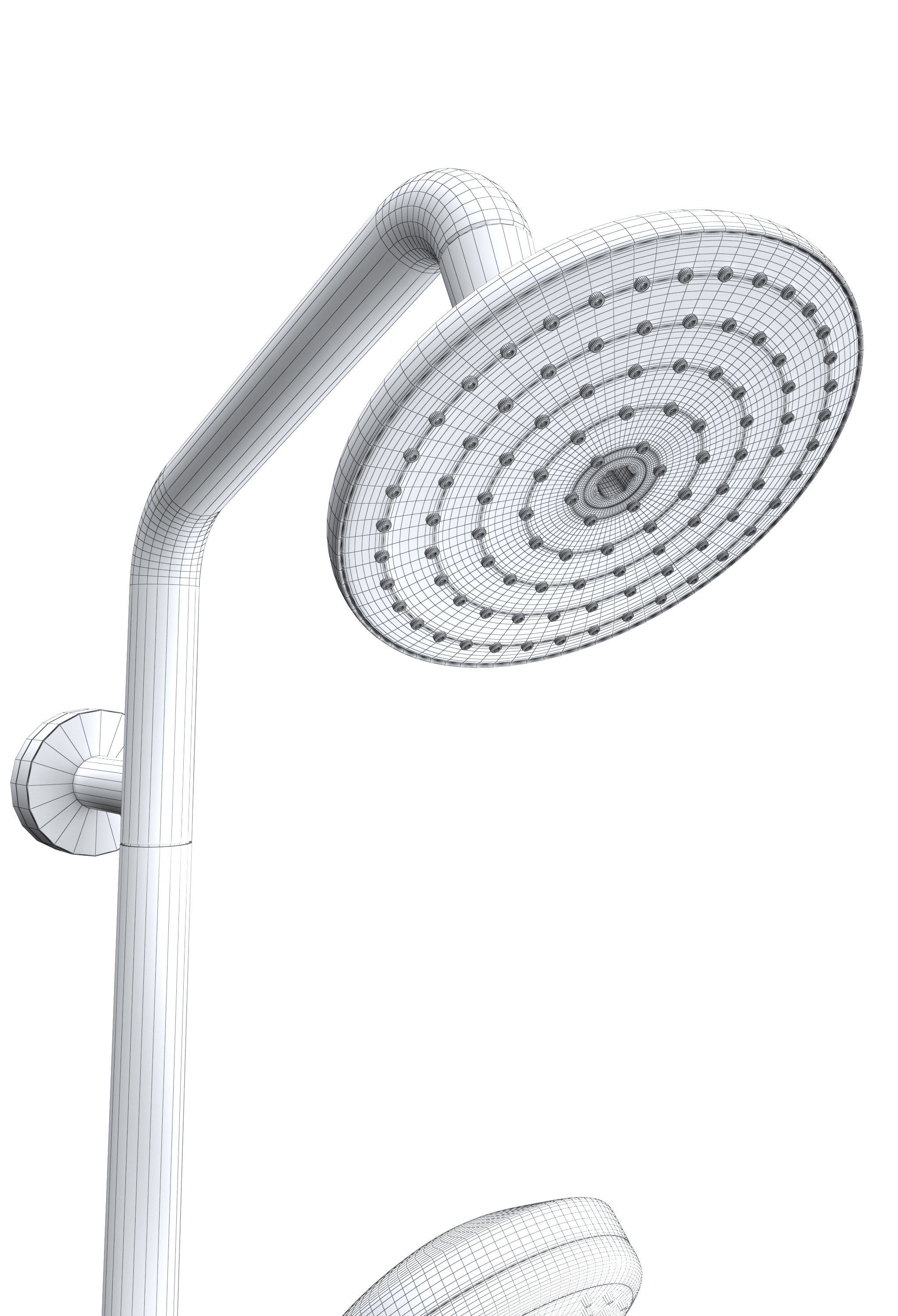 Shower Controls 3D model_22