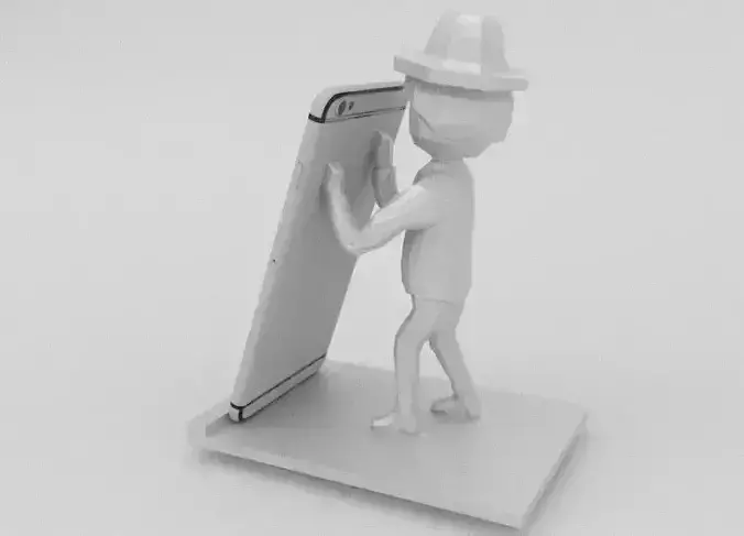 Decorative Phone Holder Figure