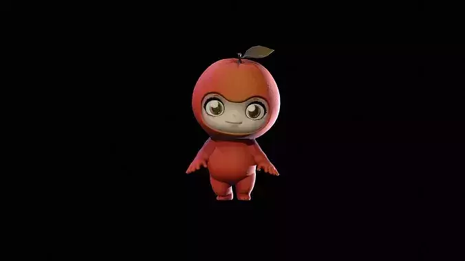 Chibi Fruit Orange 