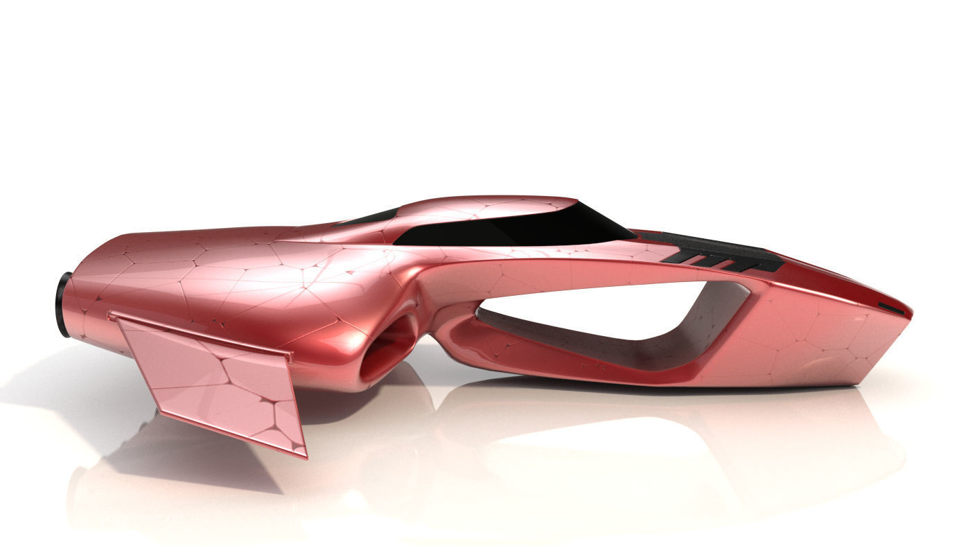 Hover car pro 3D model_9