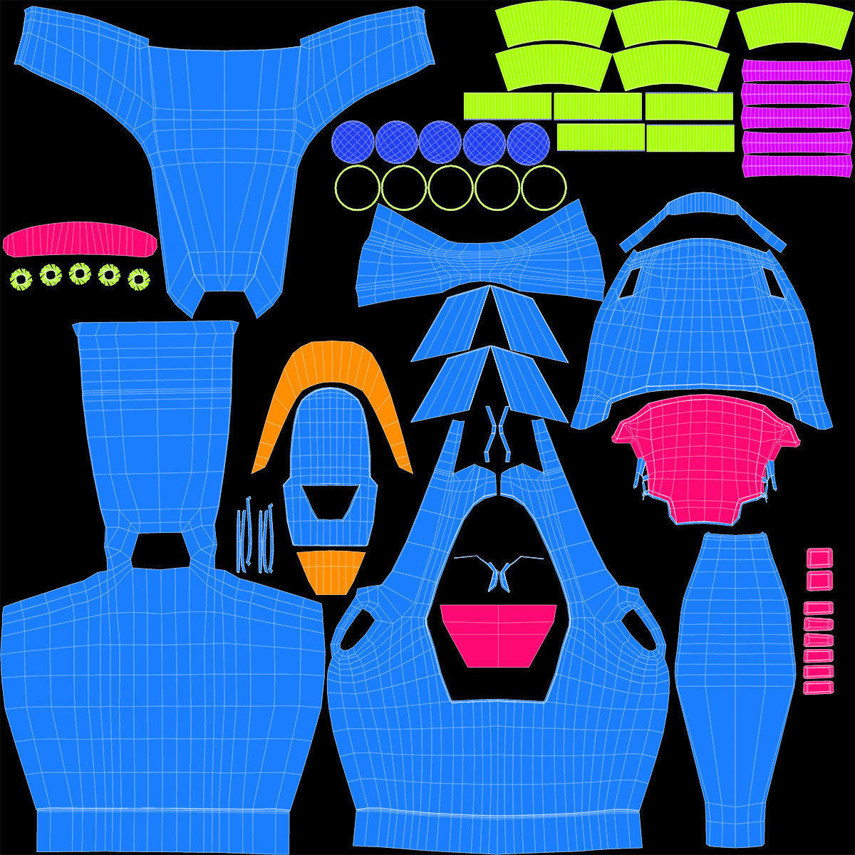 Hover car pro 3D model_8