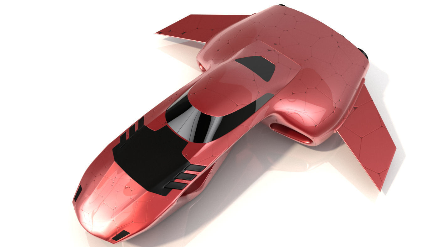 Hover car pro 3D model_17