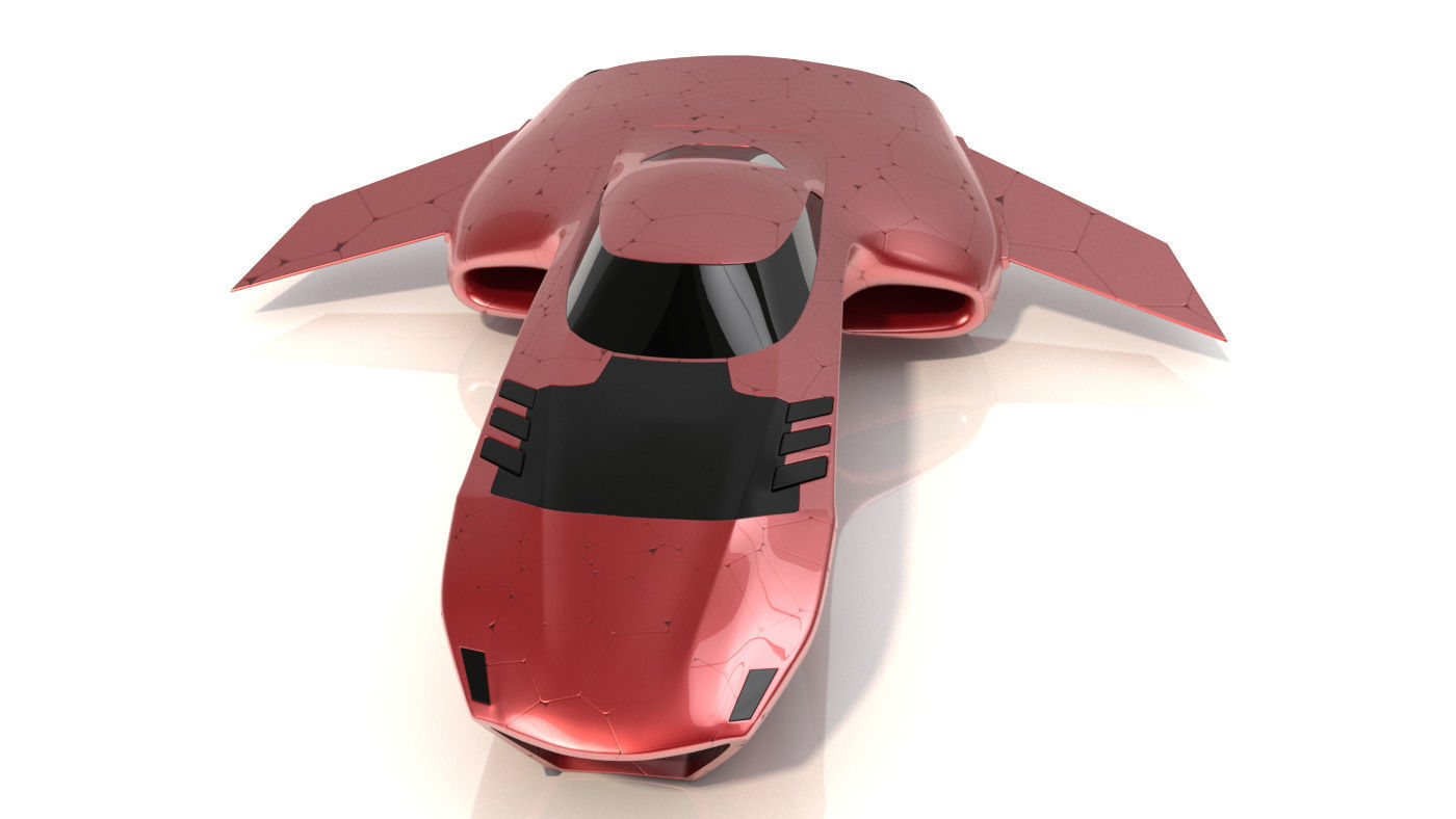 Hover car pro 3D model_14