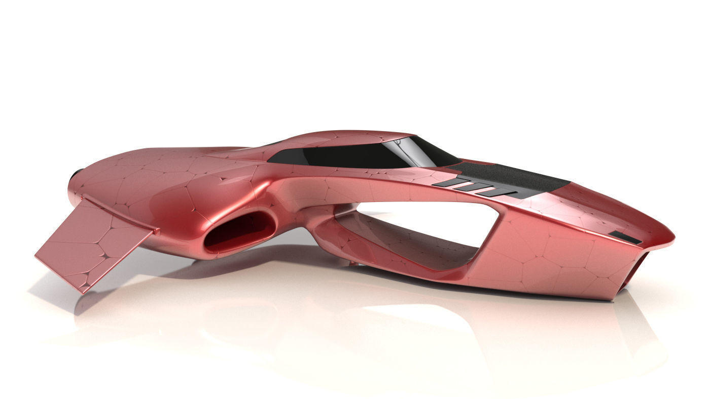 Hover car pro 3D model_1