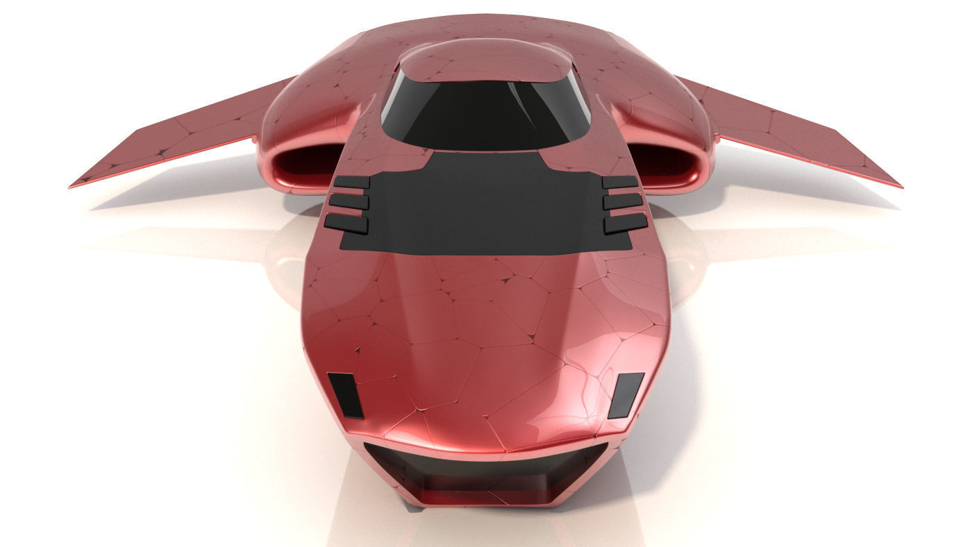 Hover car pro 3D model_6
