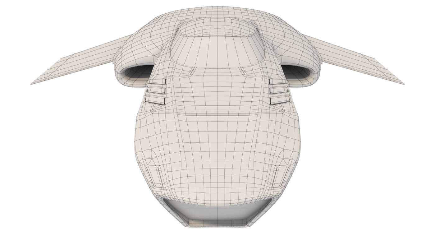 Hover car pro 3D model_28