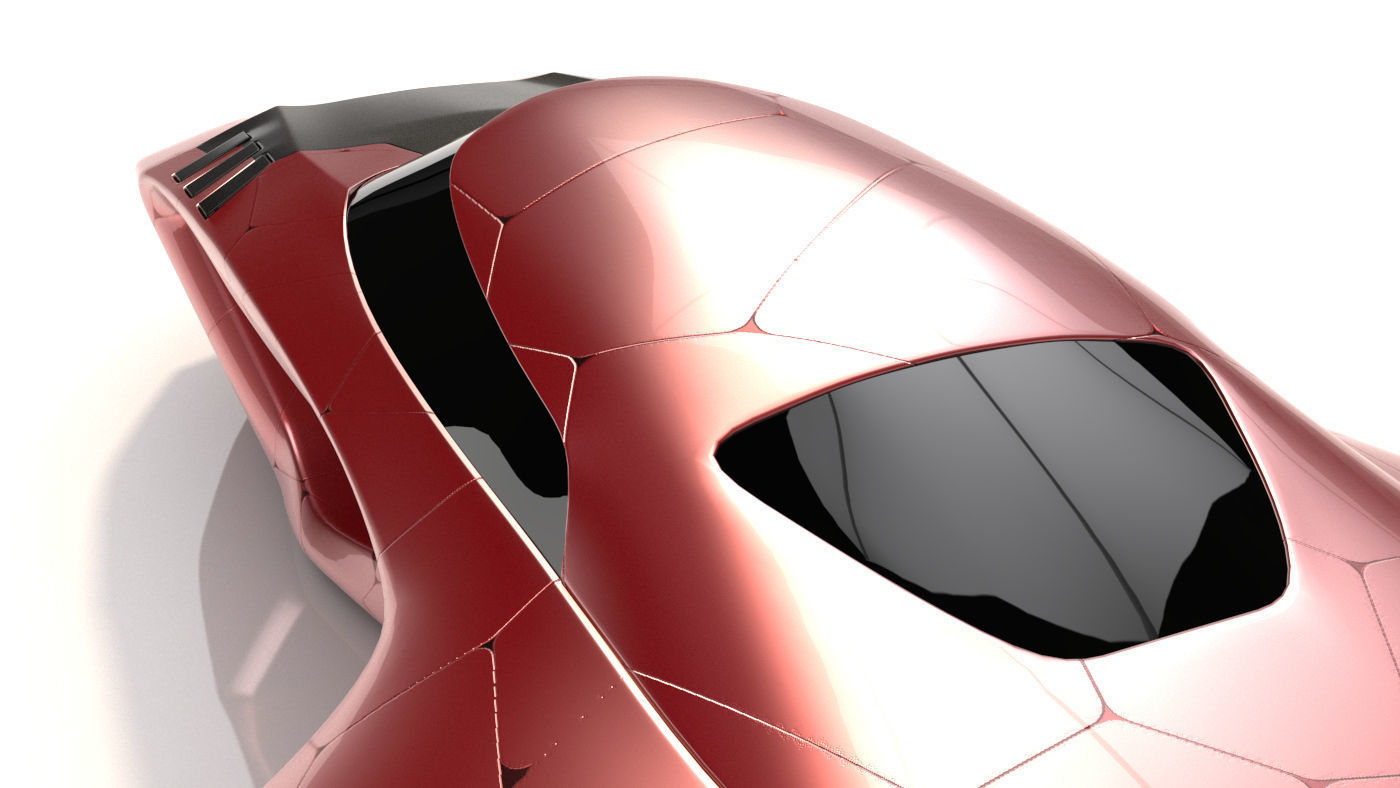 Hover car pro 3D model_3