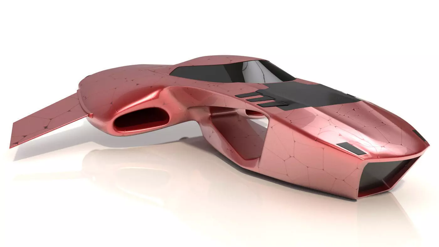 Hover car pro 3D model_0