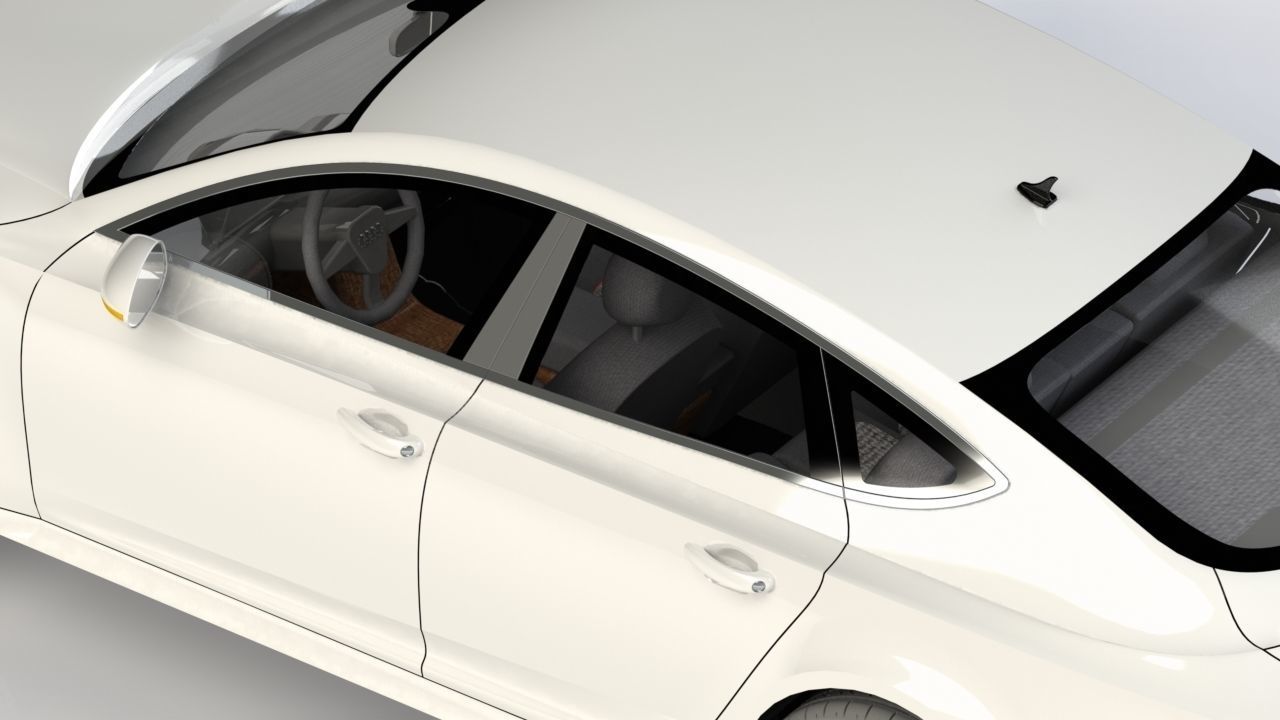 Audi A7 Sportback 3D model_2