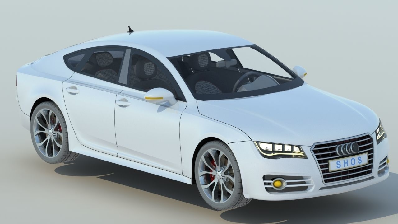 Audi A7 Sportback 3D model_7