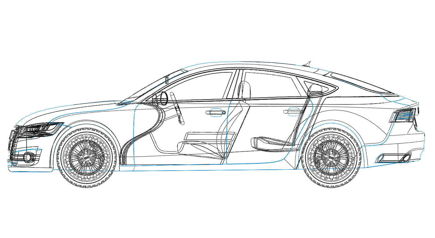 Audi A7 Sportback 3D model_9